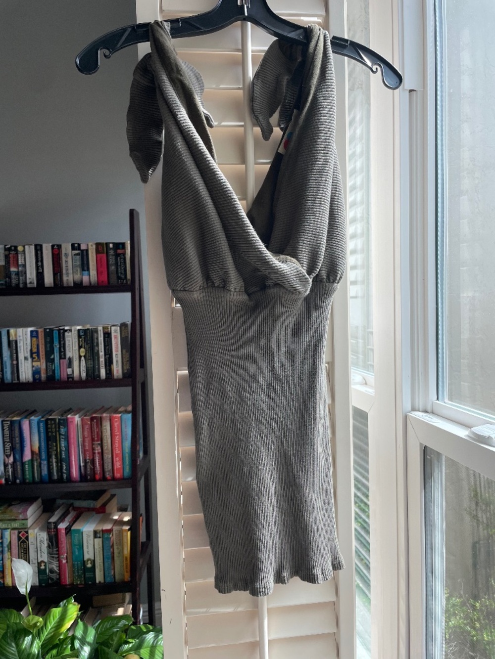 Free People Olive mini dress